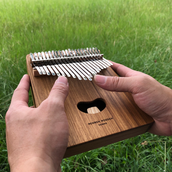 21音色カリンバ無垢材サムピアノ ミャンマーチーク 世界一級木製スピーカーピアノ Mengya KALIMBA 9枚目の画像
