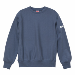 CUSTOM BIG CREW SWEAT (STONE BLUE) 2枚目の画像