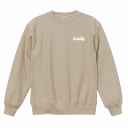 CUSTOM BIG CREW SWEAT (SAND BEIGE) 4枚目の画像