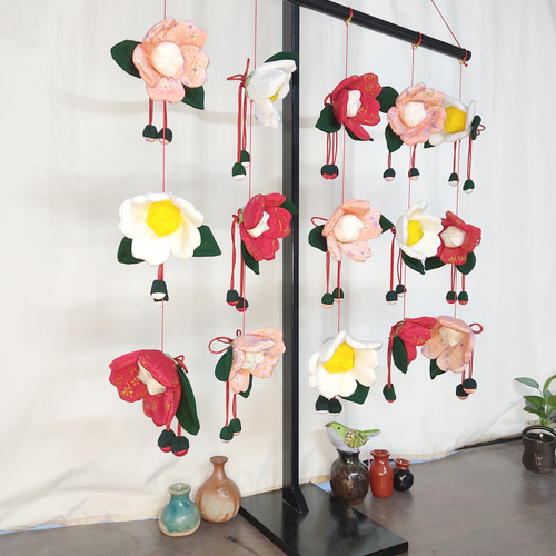 椿の吊るし飾り その他置物 Craft-House-Risuky 通販 15598836｜Creema