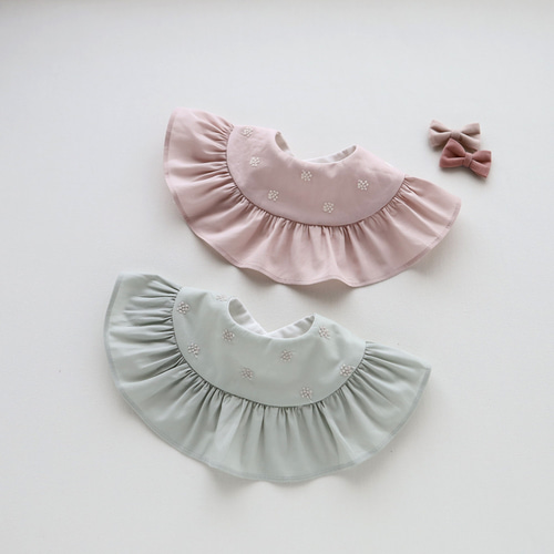 アナベルフリル スタイ チュールレース追加可能 スタイ・よだれかけ