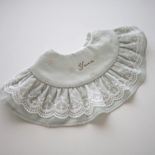 アナベルフリル スタイ チュールレース追加可能 スタイ・よだれかけ