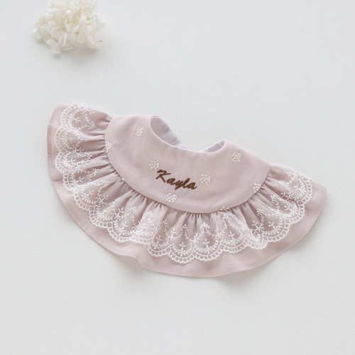 アナベルフリル スタイ チュールレース追加可能 スタイ・よだれかけ