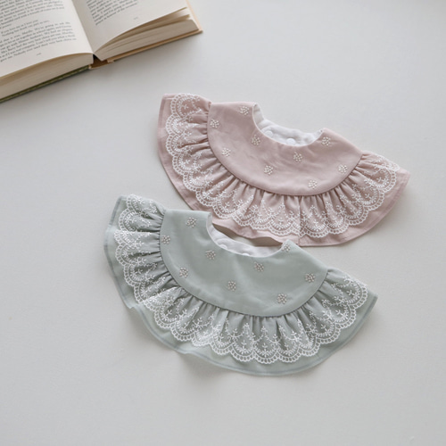 アナベルフリル スタイ チュールレース追加可能 スタイ・よだれかけ