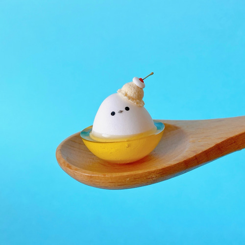 クリームソーダシマエナガ その他置物 つぶ屋 通販 15599143｜Creema