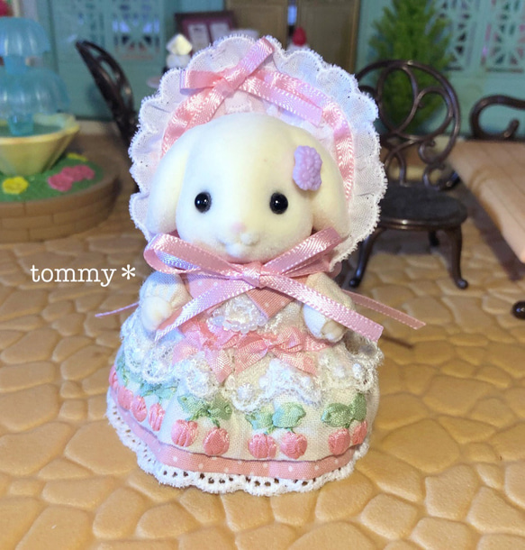 シルバニア 赤ちゃんサイズ ドレス ボンネット 賢 シルバニア 赤ちゃんサイズ ドレス ボンネット 賢