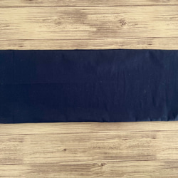 new【XLサイズ】〈底板付き〉黒&ミネラルブルー　ファスナー付き　8号 倉敷帆布を使用　トートバッグ　大きめバッグ　 11枚目の画像
