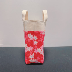 【春限定】帆布のバッグインバッグ （桜B） 3枚目の画像