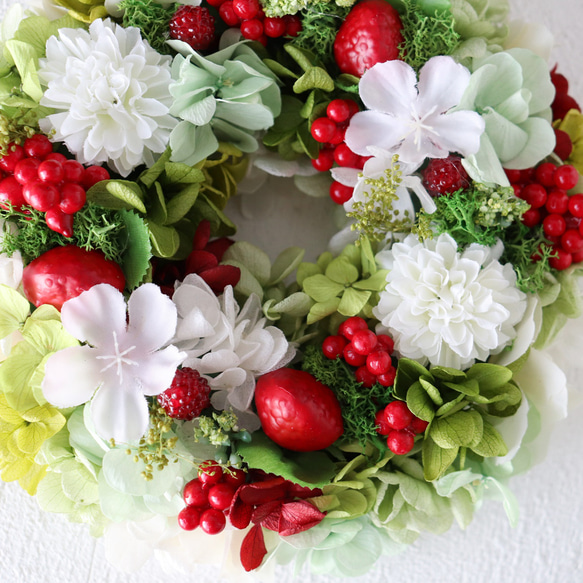 再6 リース いちごスイーツ mini 3枚目の画像