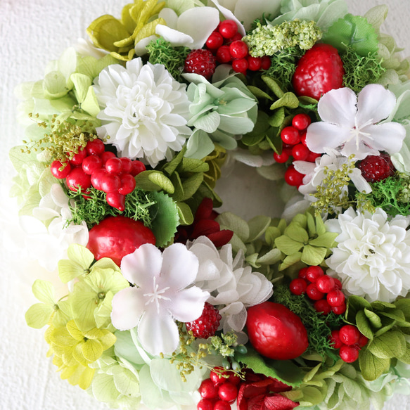 再6 リース いちごスイーツ mini 2枚目の画像