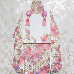 着物のお祝い袋／D13◇ご祝儀袋◇振袖◇友禅和紙 お祝儀袋 お祝い袋 七五三 女の子 羽布 着物 初節句 友禅和紙 封筒
