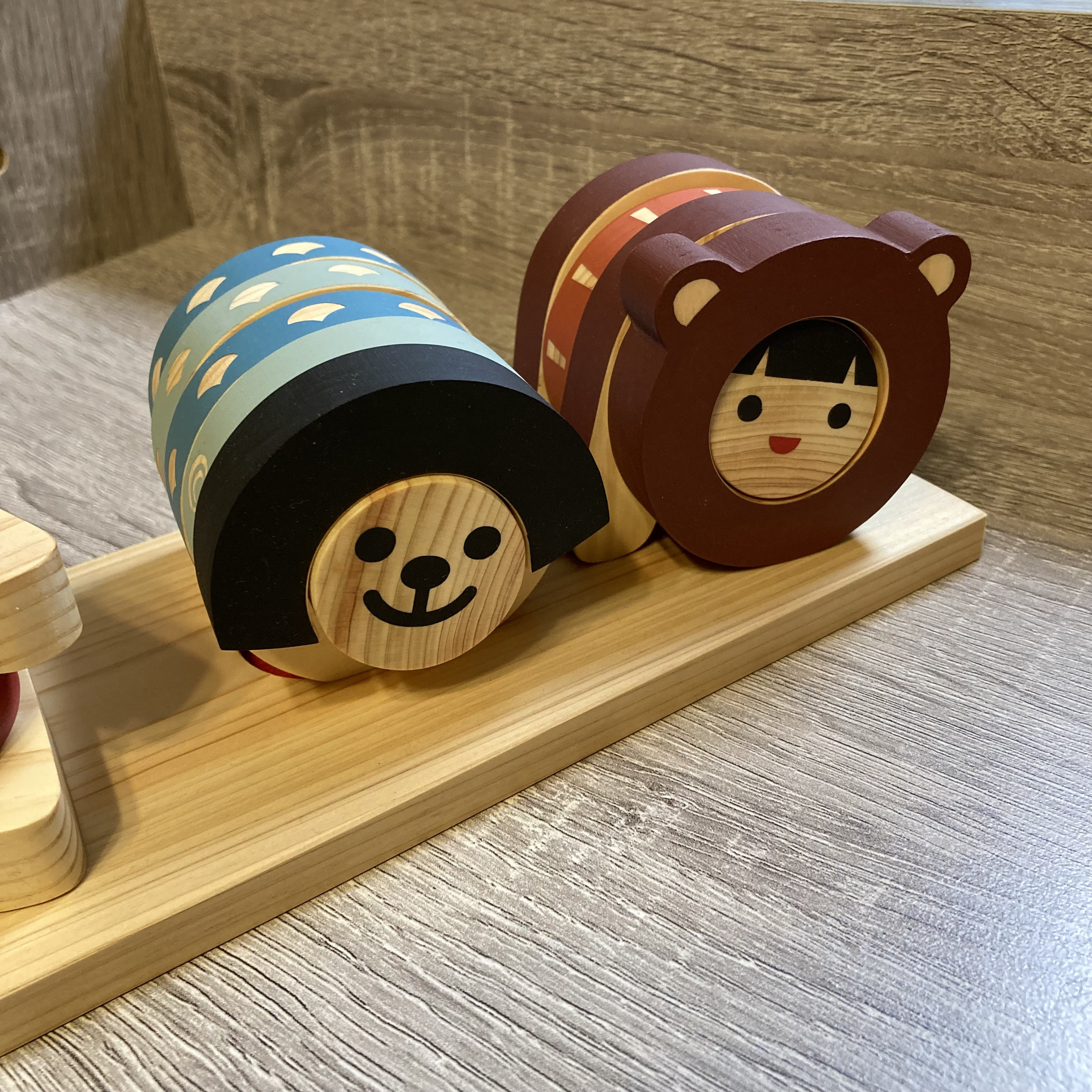 miniまるまるアニマルつみき♪（金太郎・クマ・こいのぼり）端午の節句セット♪