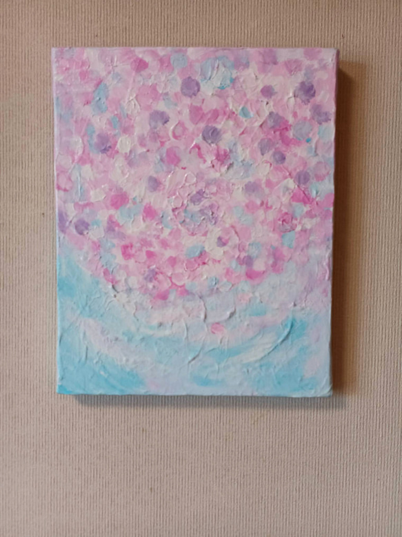 満開の桜 抽象画 約273×220 F3 絵画 Hisako 通販 15599999