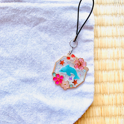 桜とイルカ キーホルダー その他アクセサリー 夏R&O 通販 桜とイルカ キーホルダー その他アクセサリー 夏R&O 通販