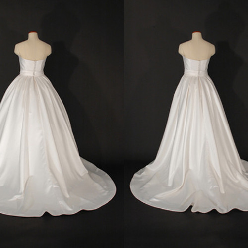 【専用】ハルカ様 白雪姫 豪華版ドレス＋パニエ＋ホワイト手袋 3点セット パニエ ボリューム 白 3段 3本ワイヤー 安い 格安 結婚式 前撮り 演奏