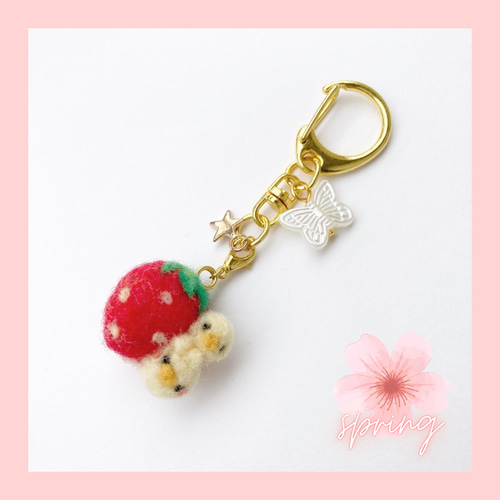 ✿ 選べるアニマル ✿ 季節のフルーツ 羊毛フェルトアクセサリー ✿ 選べるアニマル ✿ 季節のフルーツ 羊毛フェルトアクセサリー