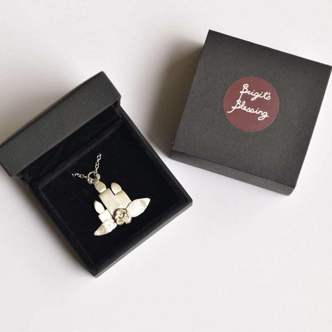 Light a candle for yourself 02, silver jewellery, 925 sterli