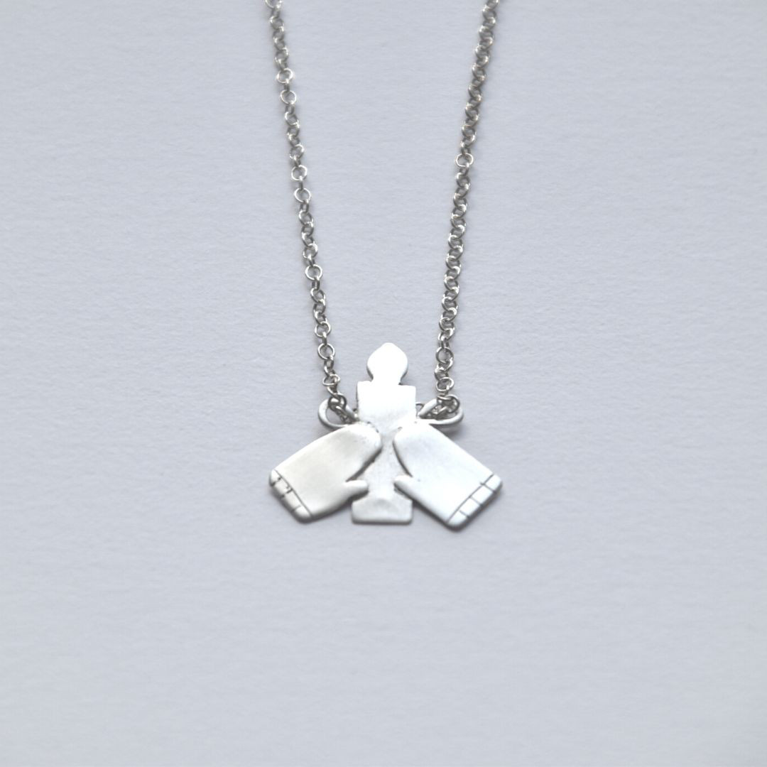 Light a candle for yourself 03, silver jewellery, 925 sterli