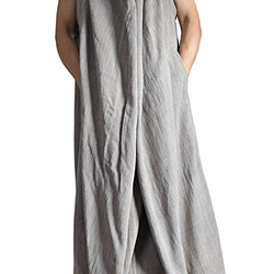 ジョムトン手織り綿天然草木染め自在ドレス（DFS-071-03） 2枚目の画像
