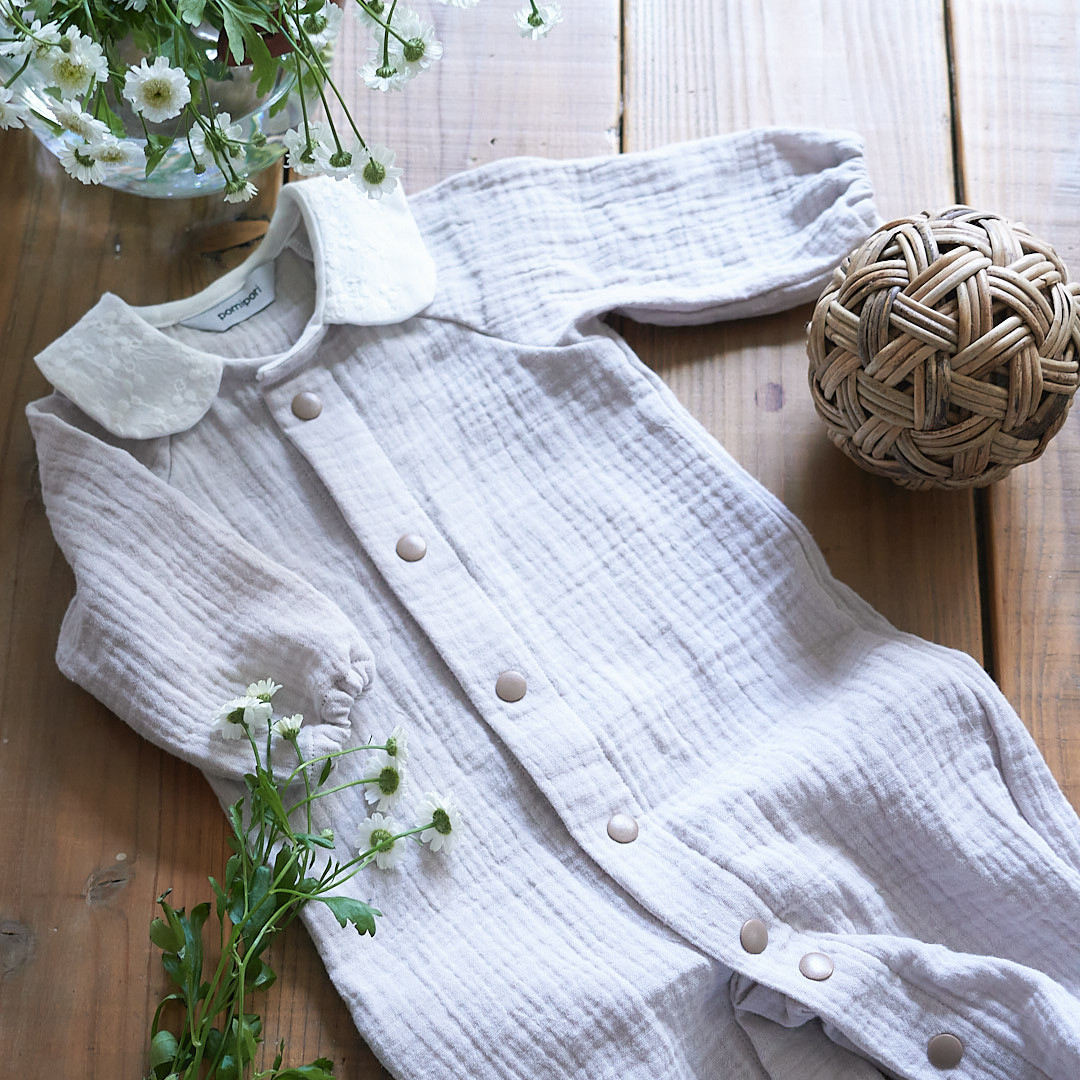 【2026年3月まで】ダブルガーゼの2wayオール/ぽこぽこ素材/新生児から使える/出産祝い/ユニセックス