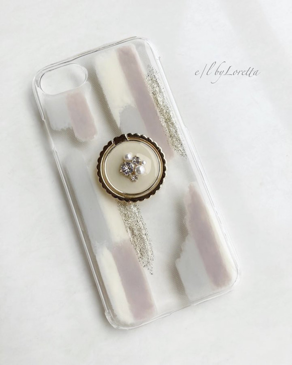 選べるスマホリング × Art iphone caseⅠ set 1枚目の画像