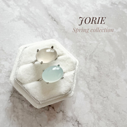 【JORIE】大人気♡大粒グレーオニキス　silver925　フリーサイズ、固定サイズ、刻印あり 11枚目の画像