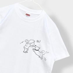 Tシャツ「ごはんだ！」ホワイト 3枚目の画像