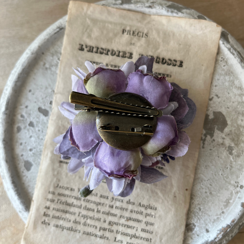アンティークカラー紫のコサージュ コサージュ ms2 clair 通販  
