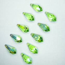 大特価‼スワロフスキー＃6000　PERIDOT（ペリドット）AB　13X6.5mm　2グロス（288個）箱入り 5枚目の画像