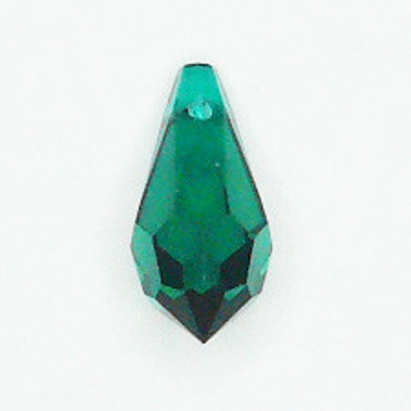 大特価！！スワロフスキー＃6000　EMERALD（エメラルド）13X6.5mm　2グロス（288個）箱入り 1枚目の画像