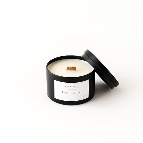 木芯 キャンドル ブラック 音を奏でるキャンドル ソイワックス100%使用