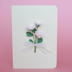 薔薇の花束のメッセージカード 2枚目の画像
