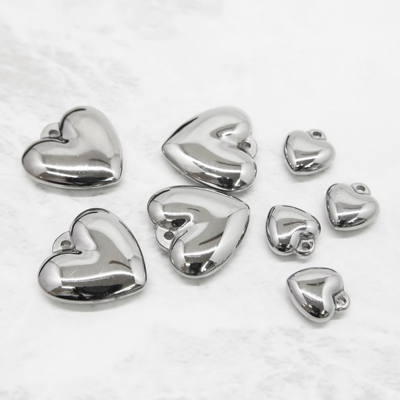 美品☆agete ハート型シルバーチャーム シルバーハートチャーム｜ネックレスチャーム｜アガット 公式