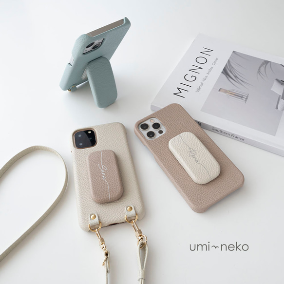 全機種対応 スマホケース まるっと スマホスタンド付 【 ころん Simple