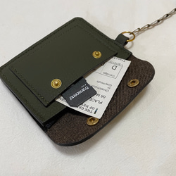 X Inconnues||小物||手工牛皮卡包2.0 信用卡夾/隨身卡包/零錢包 card wallet 植鞣革 棕色 第6張的照片