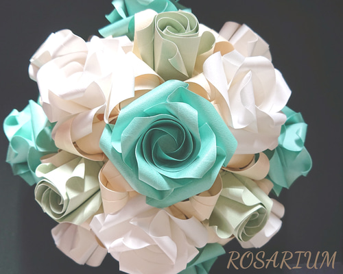 ハンドメイドの薔薇のブーケ アートフラワー 初夏の「バラのブーケ」 アートフラワー Anniversary 菜～Sai～ 通販