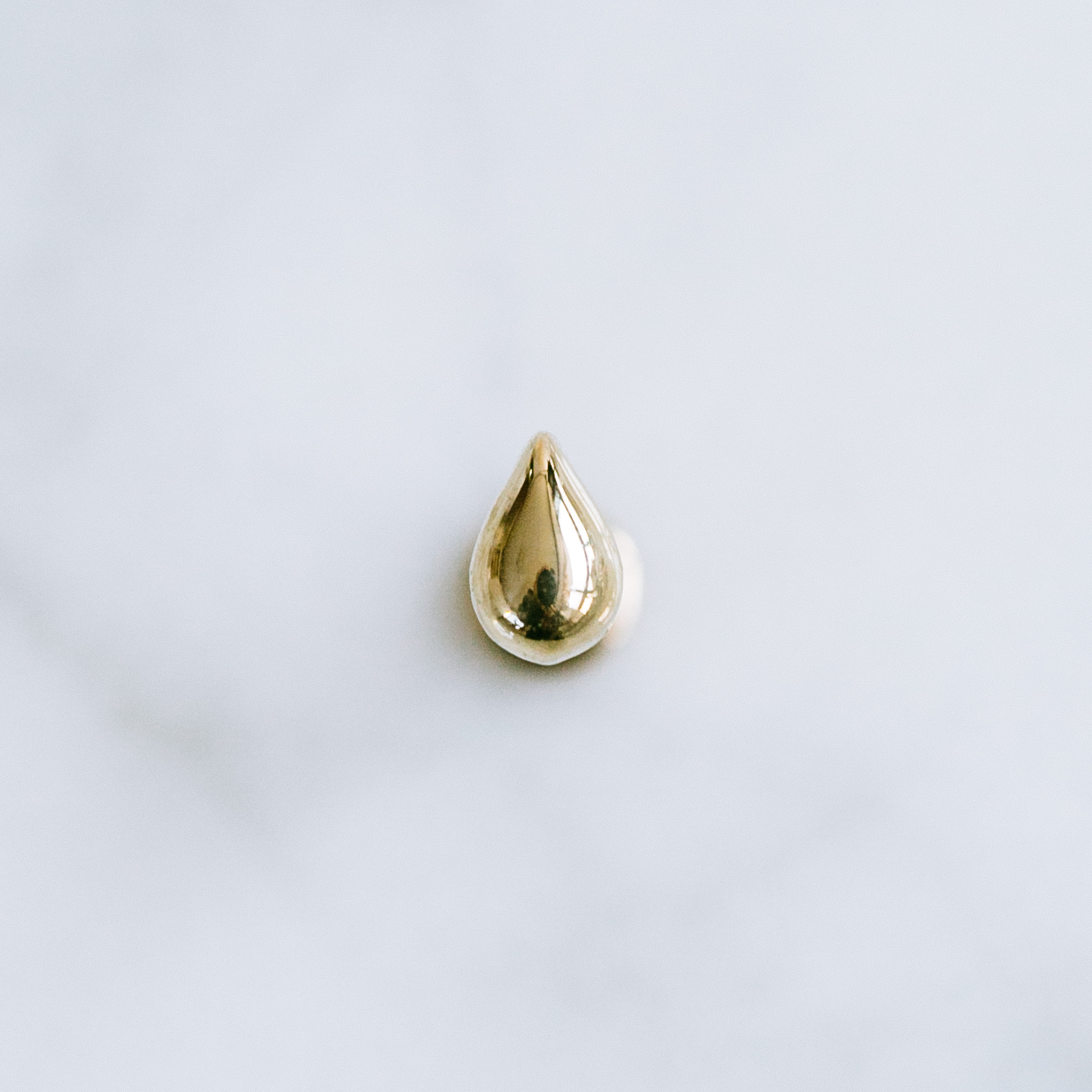 14K金 ゴールド 雨粒 ヘリックス 軟骨 アンチトラガス アウター インナーコンク イヤリング ピアス ラブレット