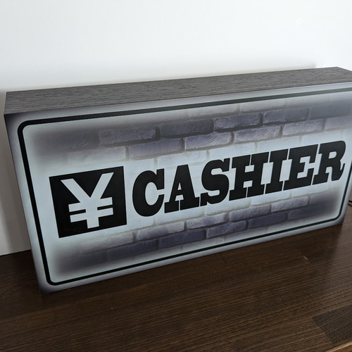 会計の看板　昭和レトロ　キャッシャー 会計の看板 昭和レトロ キャッシャー 看板 工事 用 看板