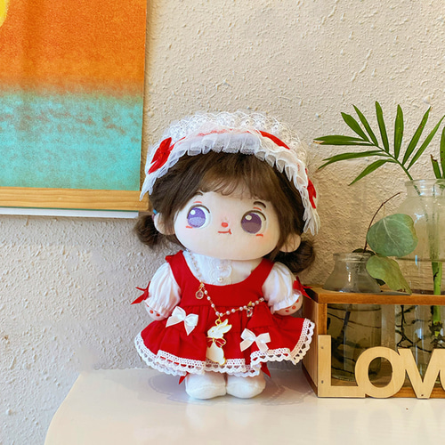20cm着せ替えぬいぐるみ服 双子の星セット 2色 着せ替え人形