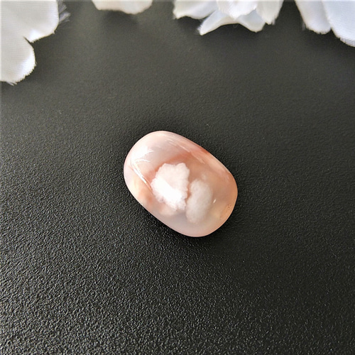 天然石桜瑪瑙龍亀　No.783 天然石桜瑪瑙龍亀 No.783