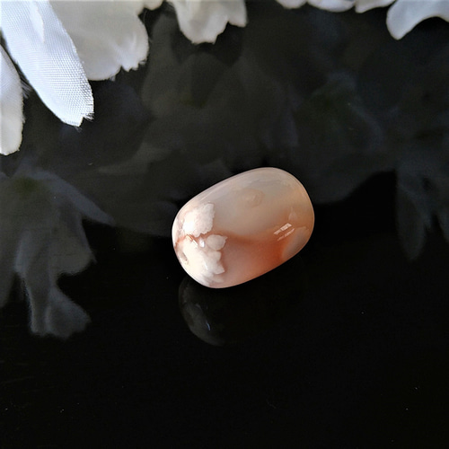 高品質 桜瑪瑙（さくらめのう） 天珠 1個 【再販 11】 高品質