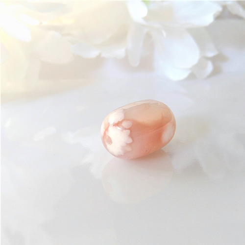 高品質 桜瑪瑙（さくらめのう） 天珠 1個 【再販 11】 高品質天然石 