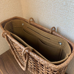 【LとMサイズ】インナーバッグ　各バッグに適用　neverfull適用　【30*20*10㎝】【26*18*8㎝】 4枚目の画像