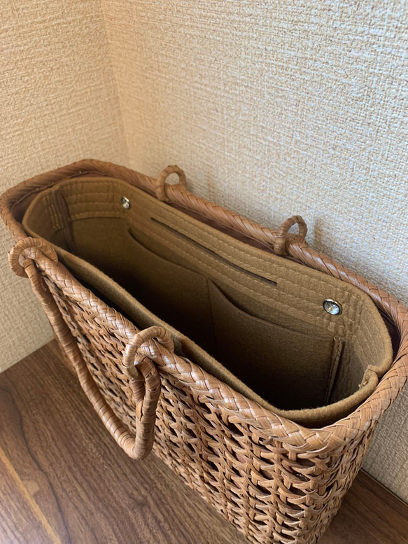 【LとMサイズ】インナーバッグ　各バッグに適用　neverfull適用　【30*20*10㎝】【26*18*8㎝】 4枚目の画像
