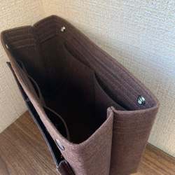 【LとMサイズ】インナーバッグ　各バッグに適用　neverfull適用　【30*20*10㎝】【26*18*8㎝】 8枚目の画像