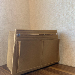 【LとMサイズ】インナーバッグ　各バッグに適用　neverfull適用　【30*20*10㎝】【26*18*8㎝】 2枚目の画像