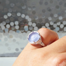 カルセドニーリング / Namibian Chalcedony Ring 5枚目の画像