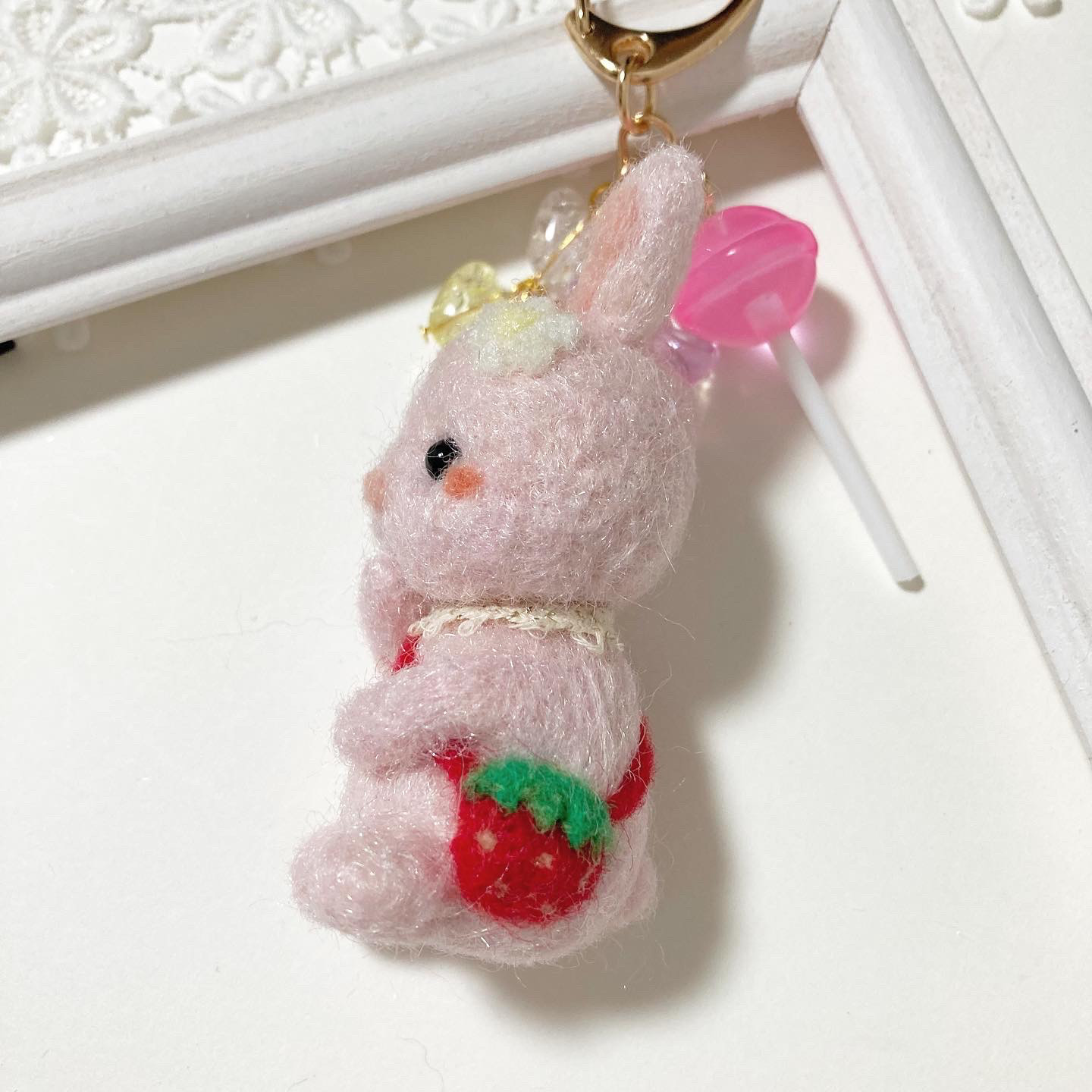 お耳がキュートな綿飴うさぎ ぬいぐるみ アーティストベア 兎