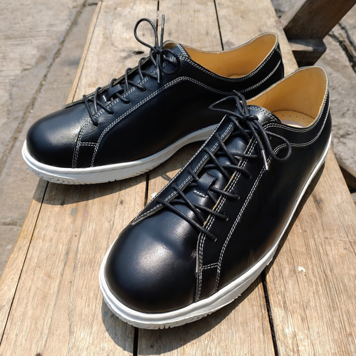 KITON 送料無料 VIP価格 革のスニーカー KITAJIMA 北嶋製靴工業所 KI-801 ヒールアップシューズ レザー