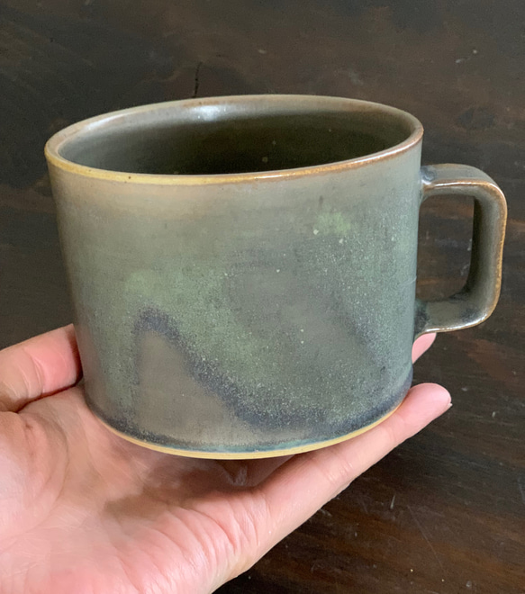 陶器　青銅マットのマグカップ 10枚目の画像